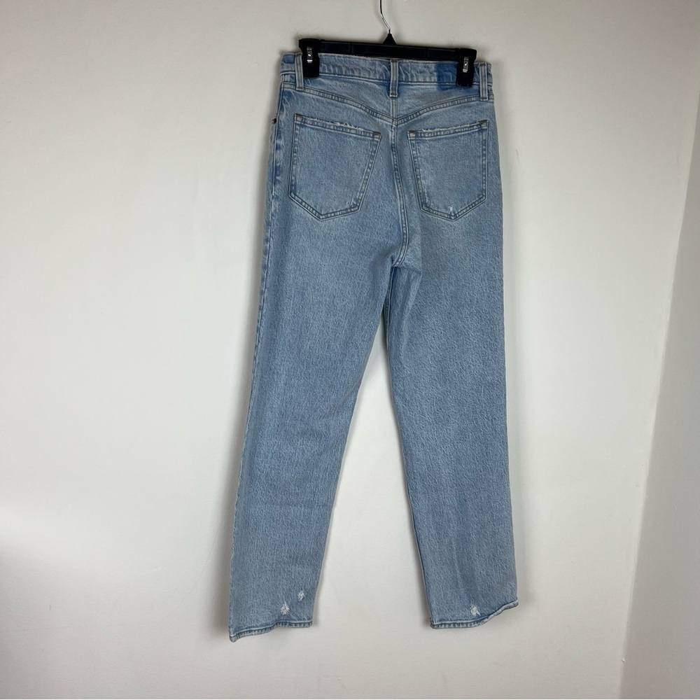 Abercrombie & Fitch 90s straight Ultra High Rise Jeans Light Wash 27 / 4 - Picture 5 of 6